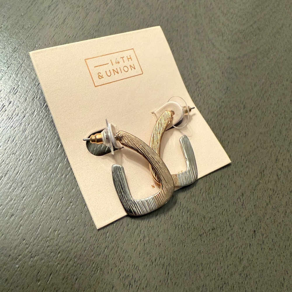 14th & Union Gold and Silver Earrings